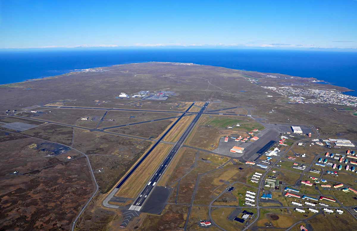 Aeropuerto de Keflavík  en Islandia